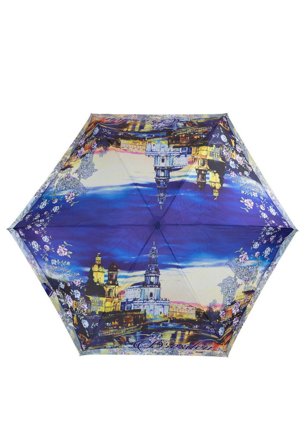 Комбінована складна парасолька хутроанічна 94 см Lamberti (197766296)