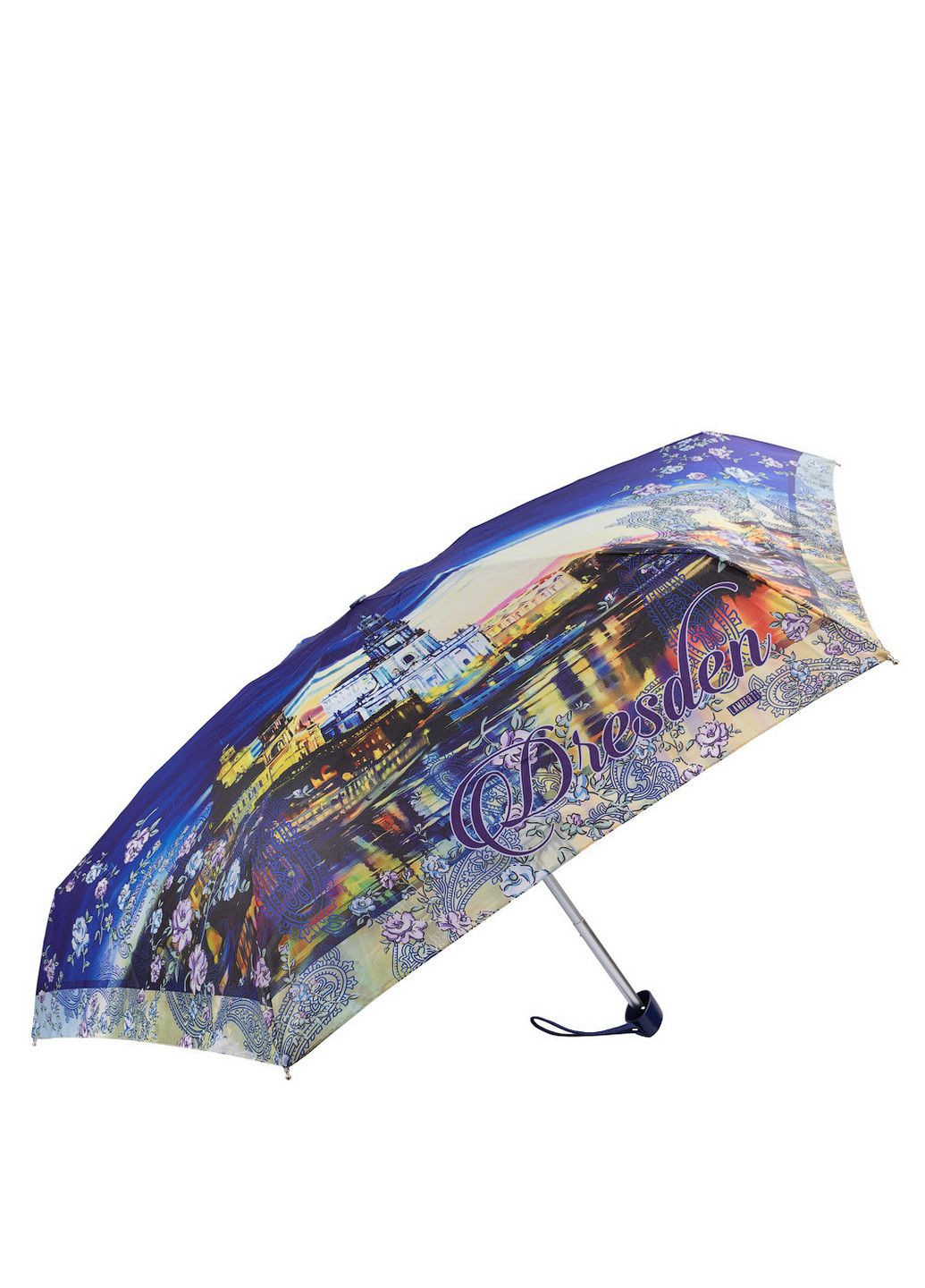 Комбінована складна парасолька хутроанічна 94 см Lamberti (197766296)