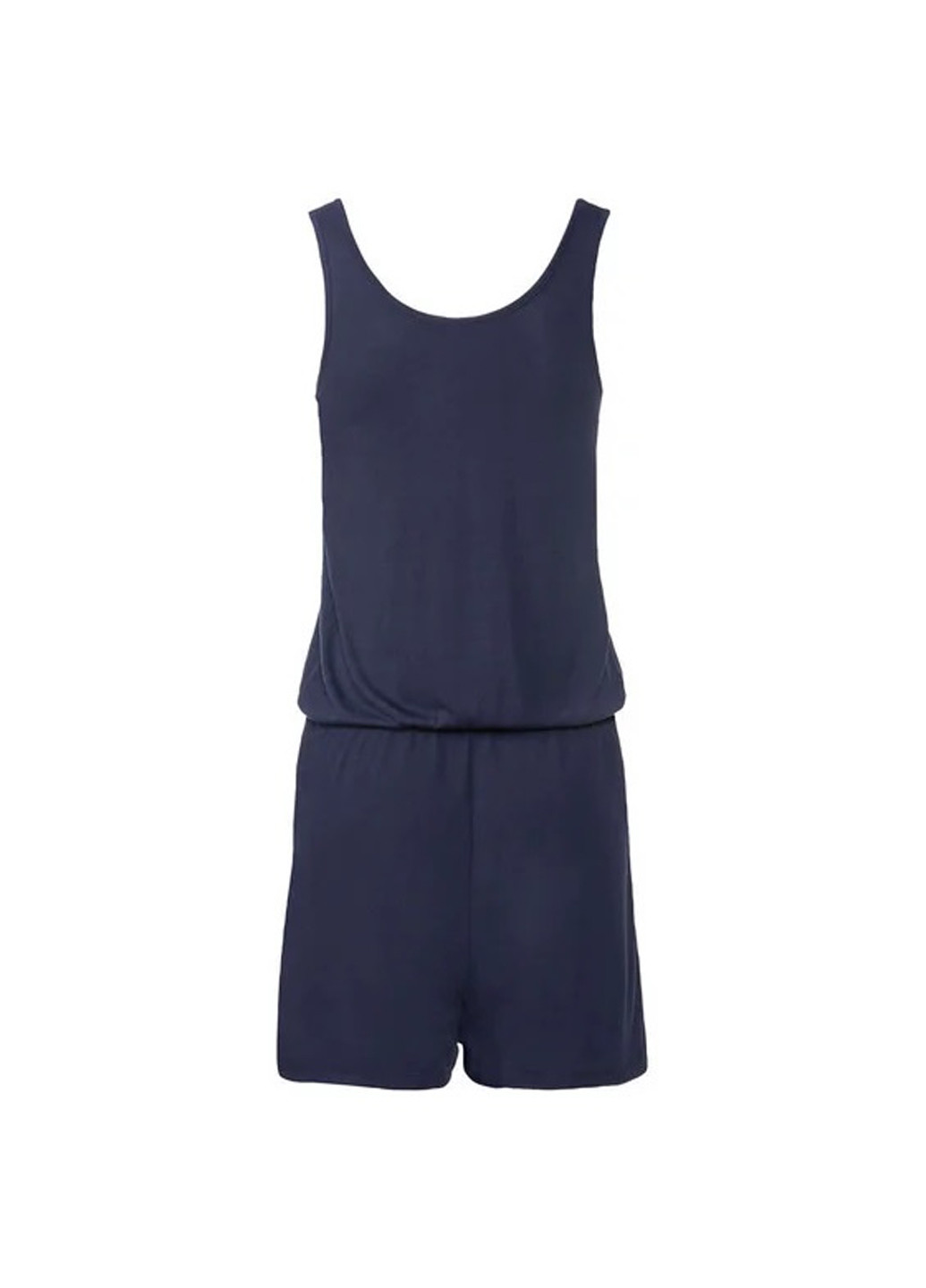 Комбинезон Esmara комбинезон-шорты однотонный тёмно-синий кэжуал полиэстер