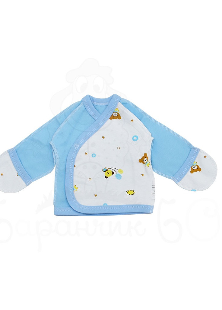 Голубой демисезонный набор в роддом для новорожденного Баранчик БО