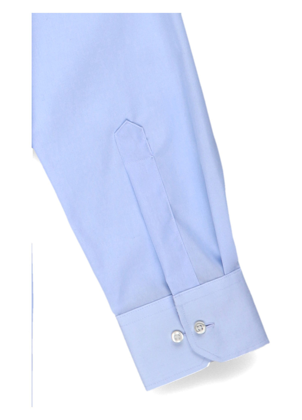 Голубой кэжуал, классическая рубашка однотонная Eterna