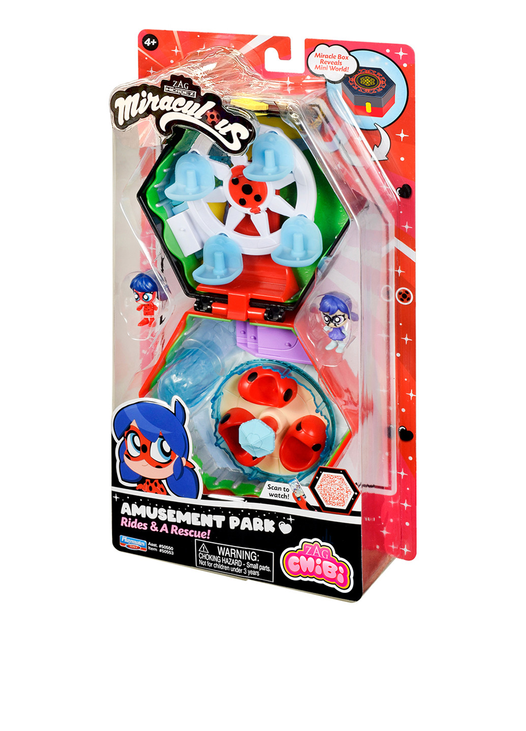 Ігровий набір Парк розваг (2 фігурки, аксесуари), 5.08х16.51х29.21 см Miraculous (289487833)
