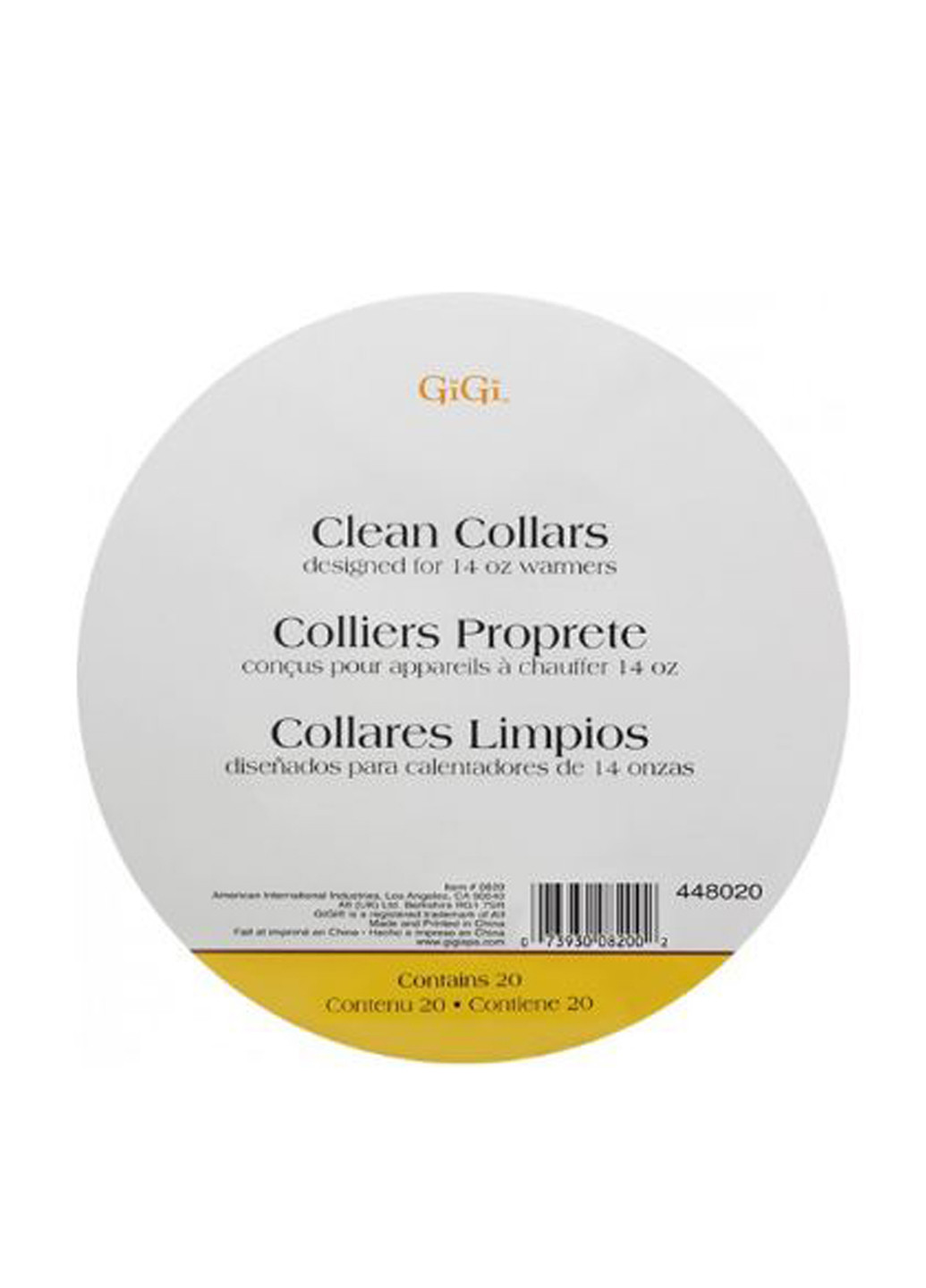 Бумажные воротнички на аппараты для разогрева воска Clean Collars (20 шт.) Gigi (79585395)