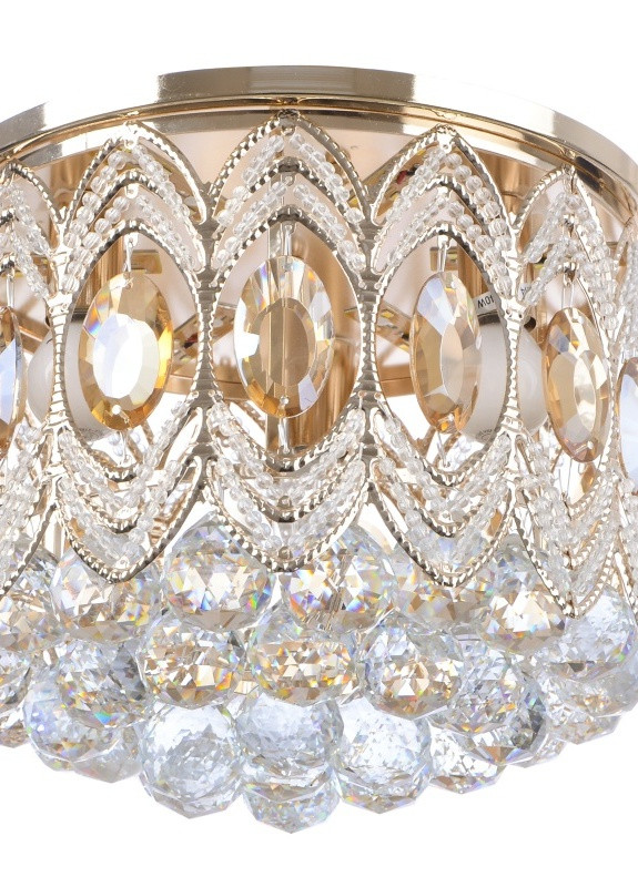 Люстра стельова торт з підсвічуванням велика BCL-614C/3*E14 + 4*3W LED Brille (253887519)