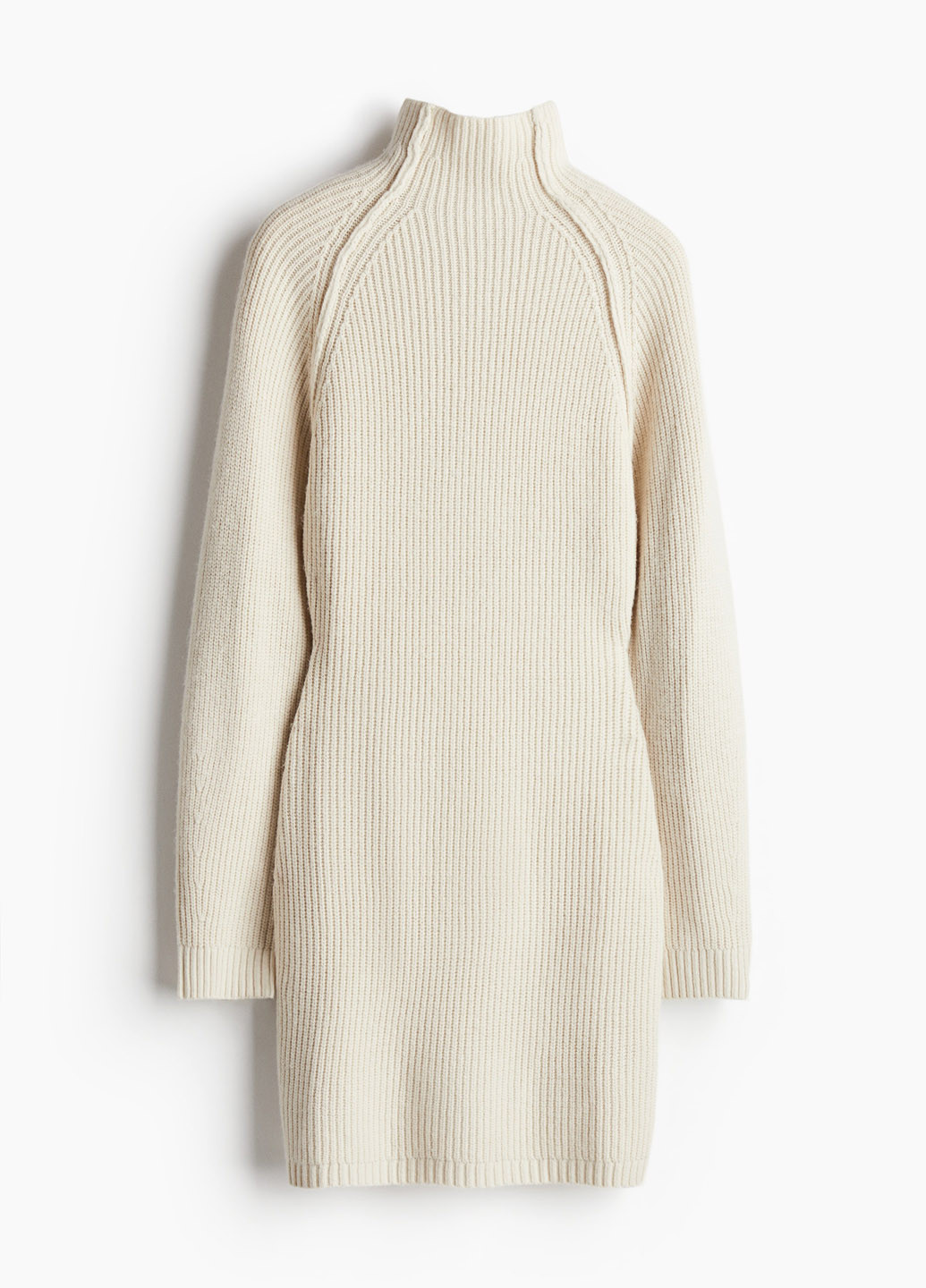 Кремова кежуал сукня сукня светр H&M однотонна
