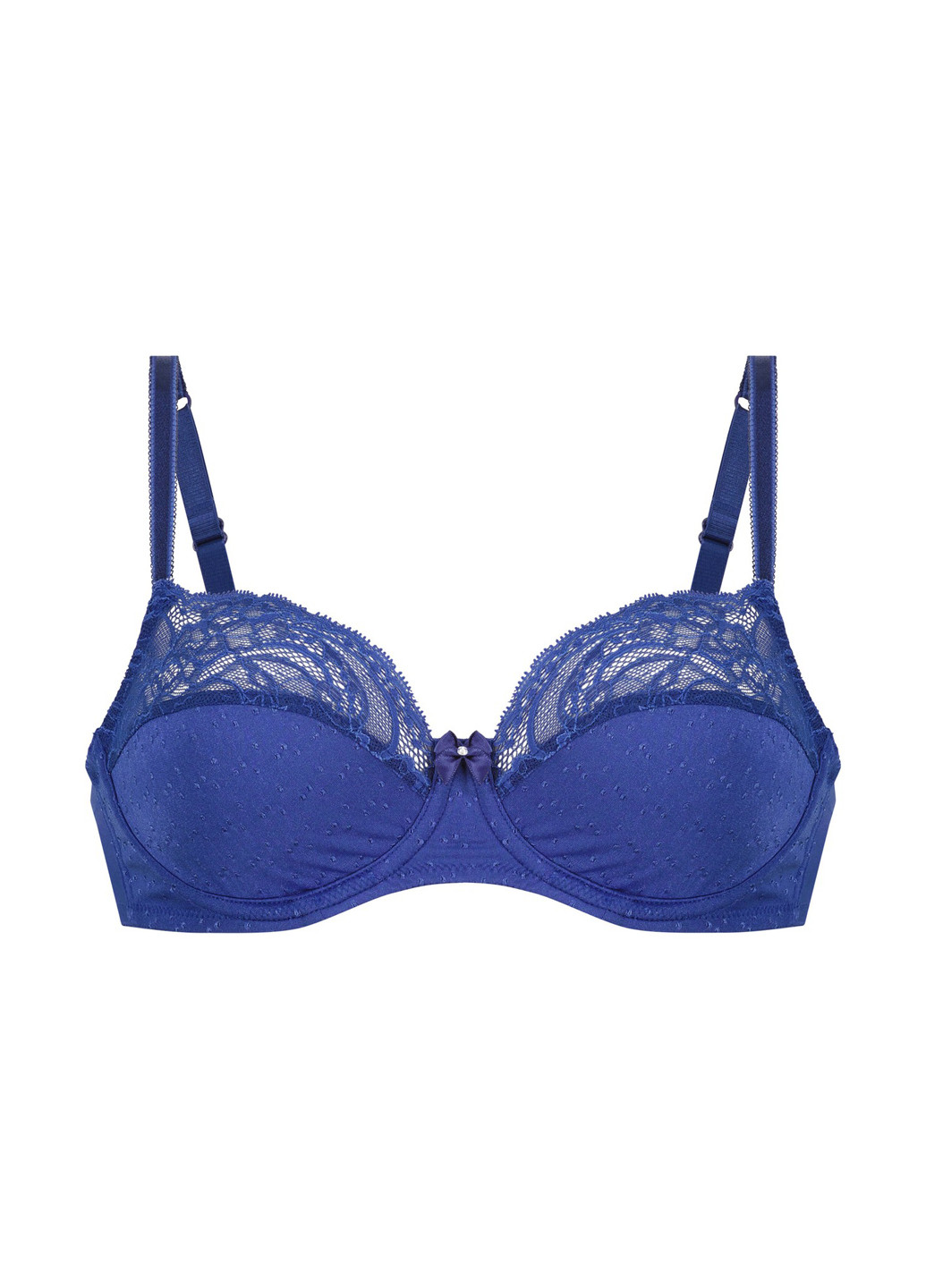 Синій мінімайзер бюстгальтер Hunkemoller з кісточками поліамід