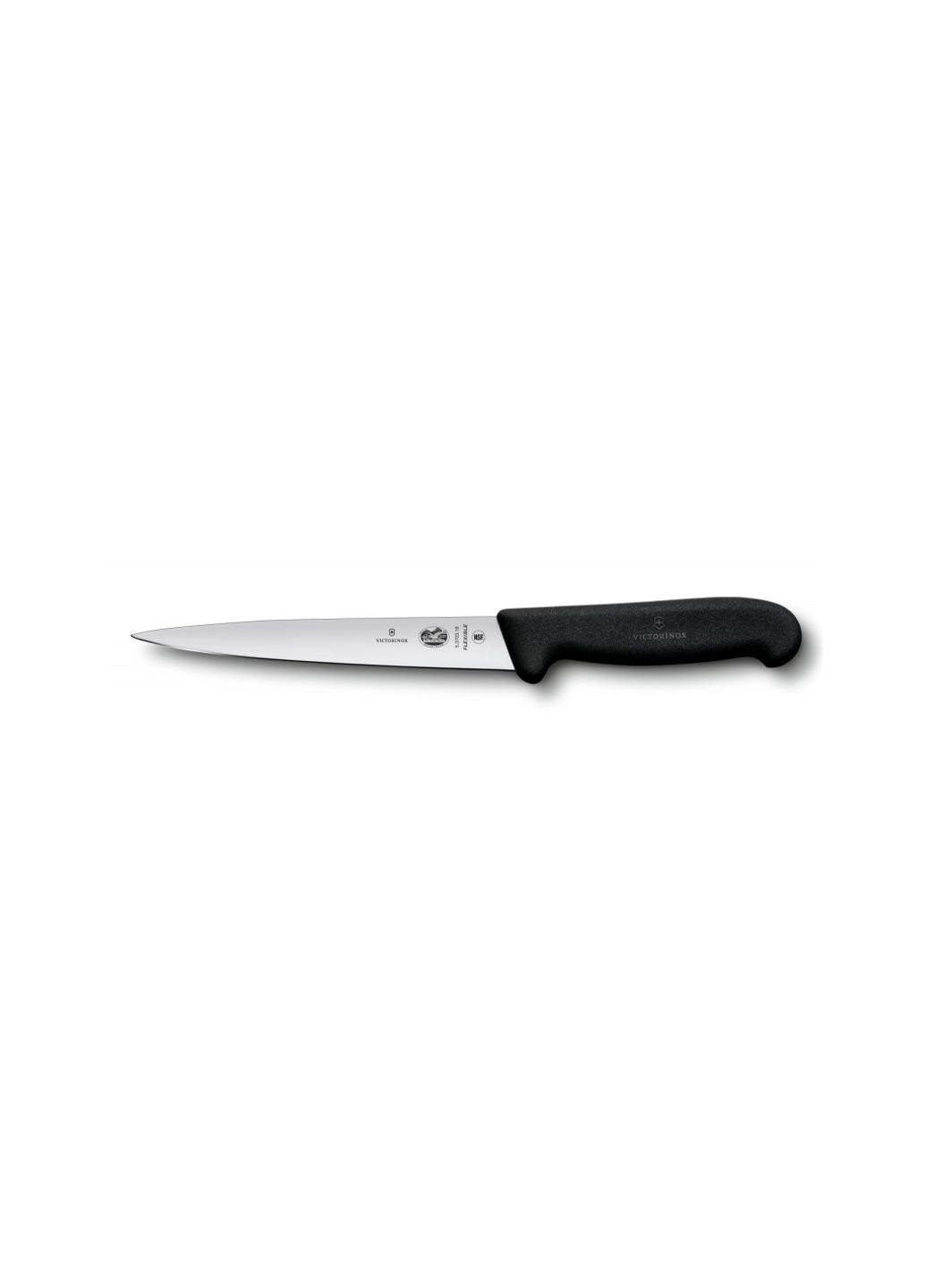 Кухонный нож Fibrox Filleting Flexible 18 см Black (5.3703.18) Victorinox (254073541)