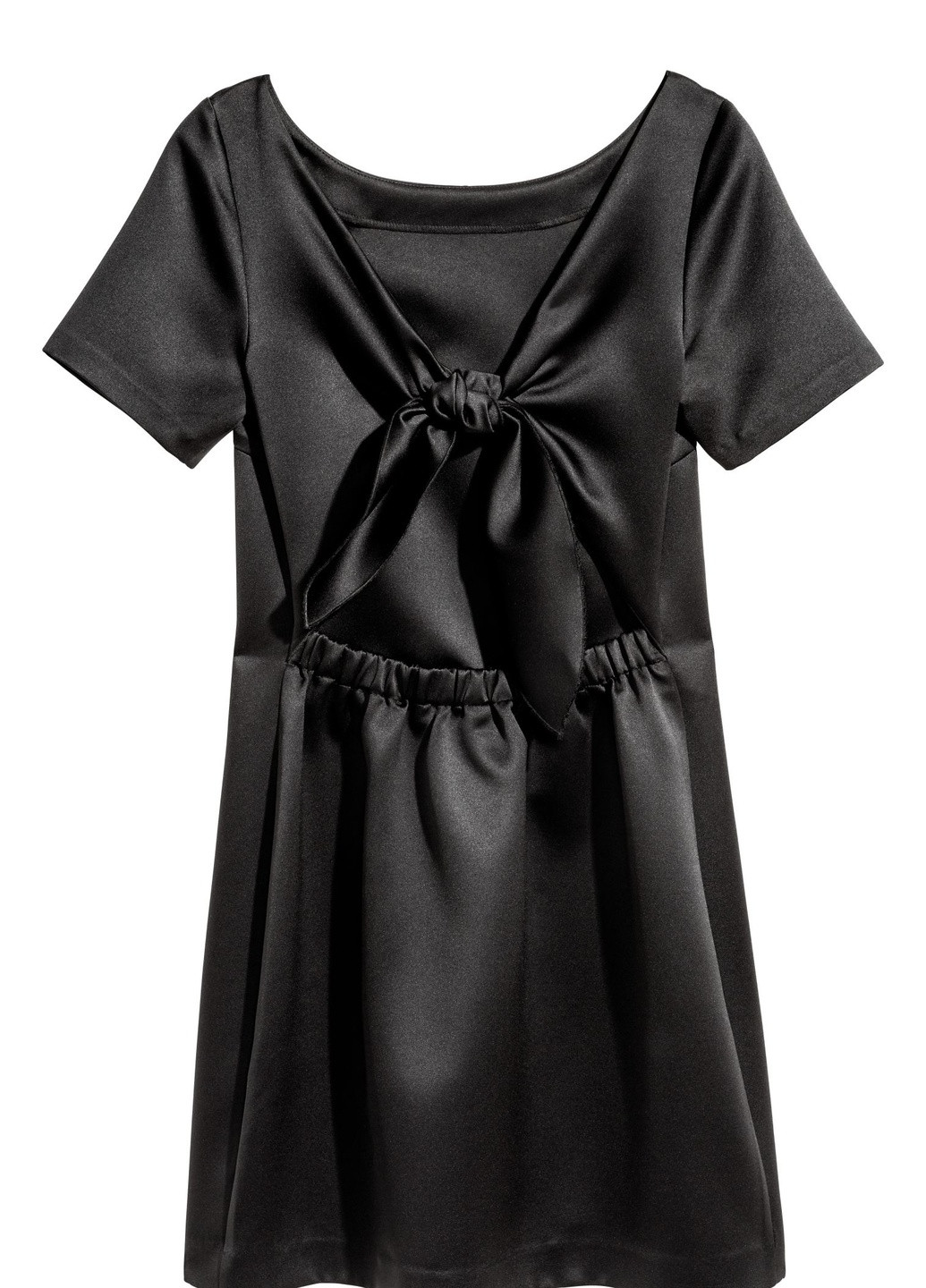 Черное кэжуал платье H&M однотонное