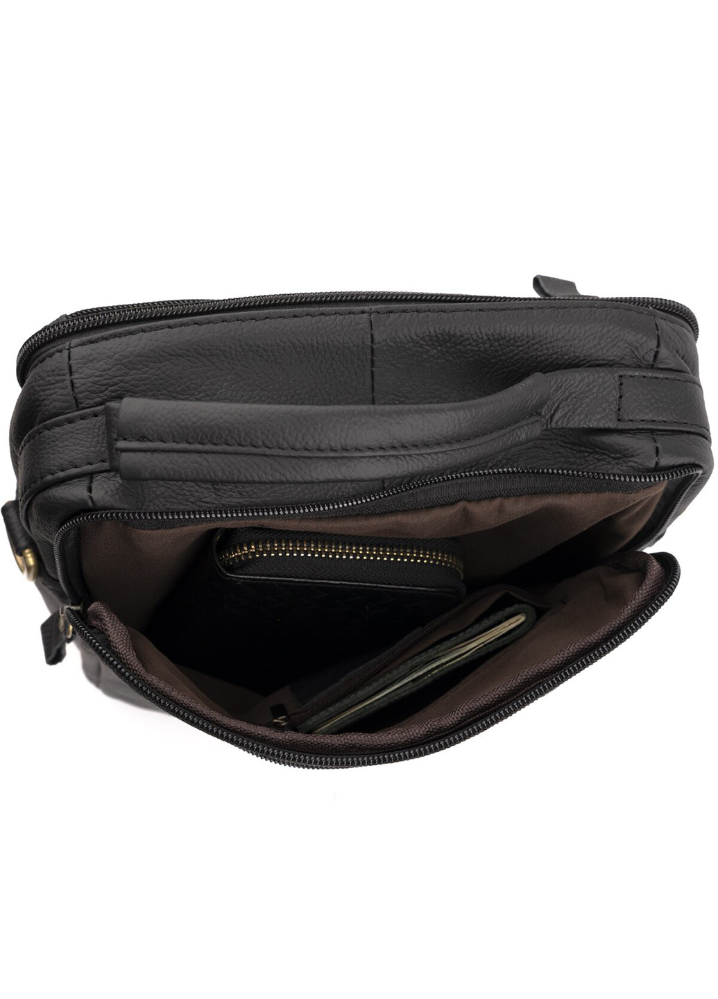 Мужская кожаная сумка 22х24,5х9 см Vintage (252133293)