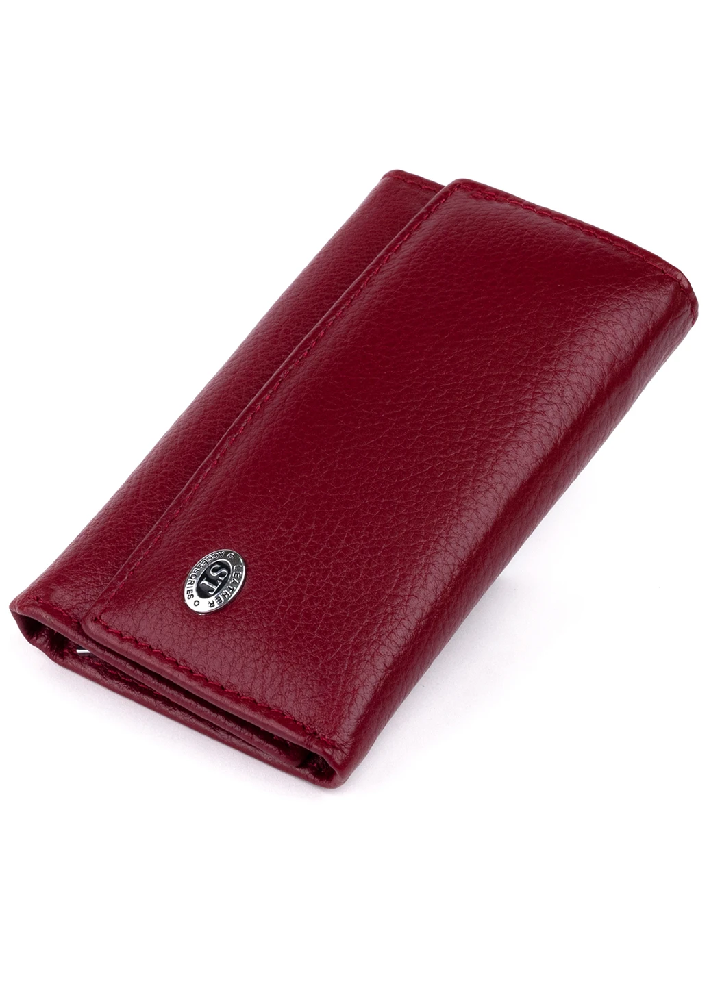 Жіночий шкіряний гаманець-ключниця 12,3х7,3х1 см st leather (252129131)