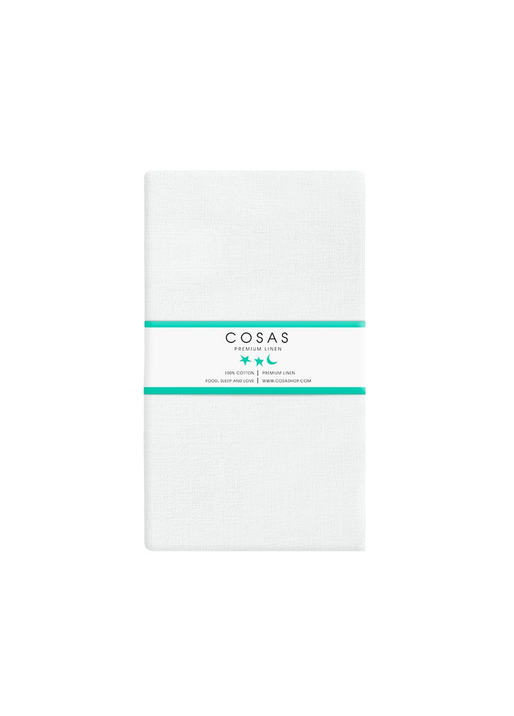 Набір простирадлом на гумці (2 шт) 160х200х20 WHITE/ZIGZAG GREY Cosas Set_White_ZigGrey_160x200_2 (250393467)