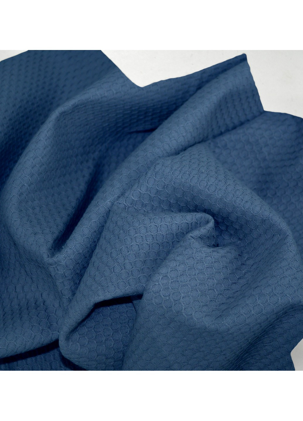 Cosas полотенце waffle blue (75х130 см) однотонный синий производство - Украина