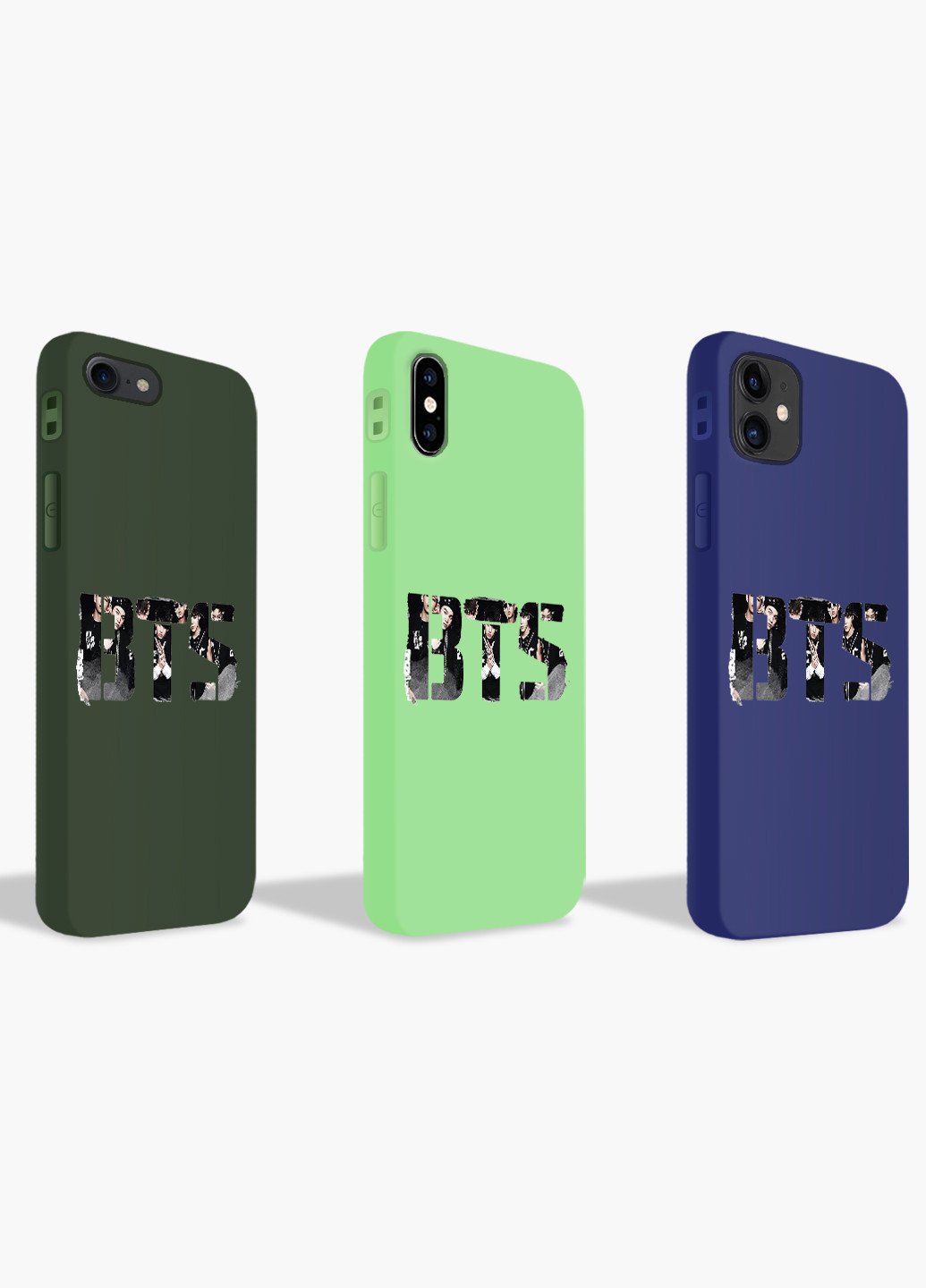 Чохол силіконовий Apple Iphone Xs БТС (BTS) (8938-1101) MobiPrint (219356708)