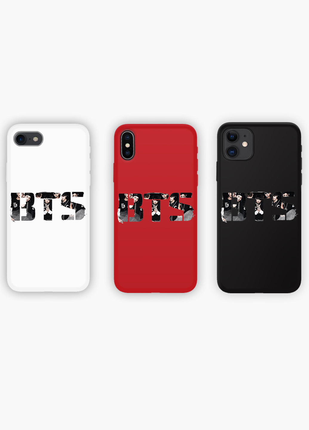 Чохол силіконовий Apple Iphone Xs БТС (BTS) (8938-1101) MobiPrint (219356708)