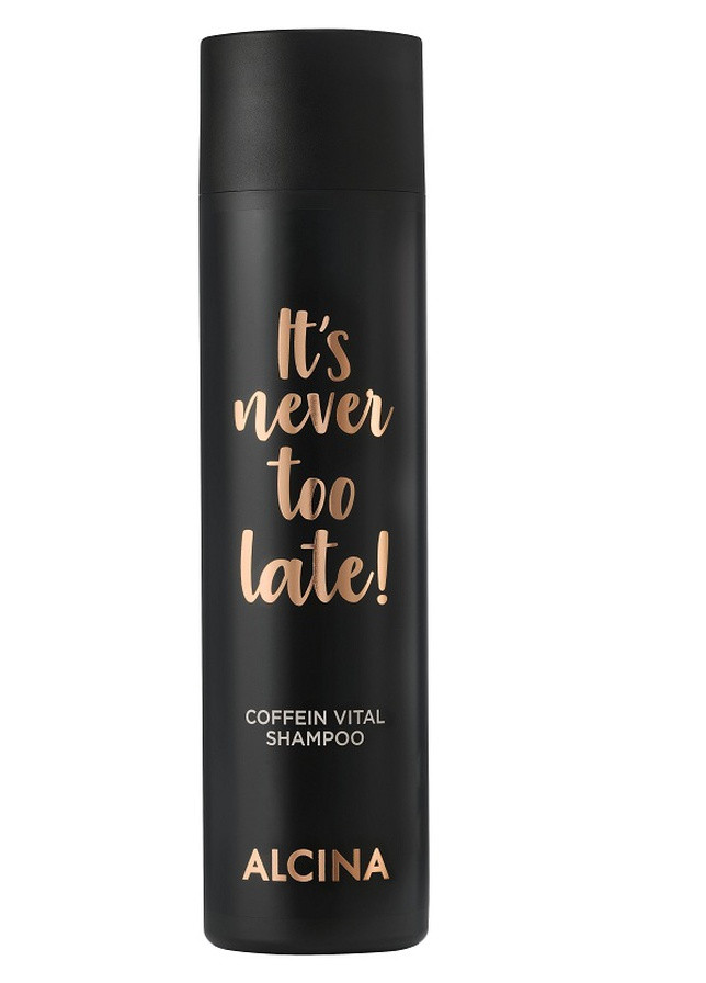 Шампунь укрепляющий с кофеином для всех типов волос 250 мл Coffein Vital Shampoo Alcina it's never too late (254885367)