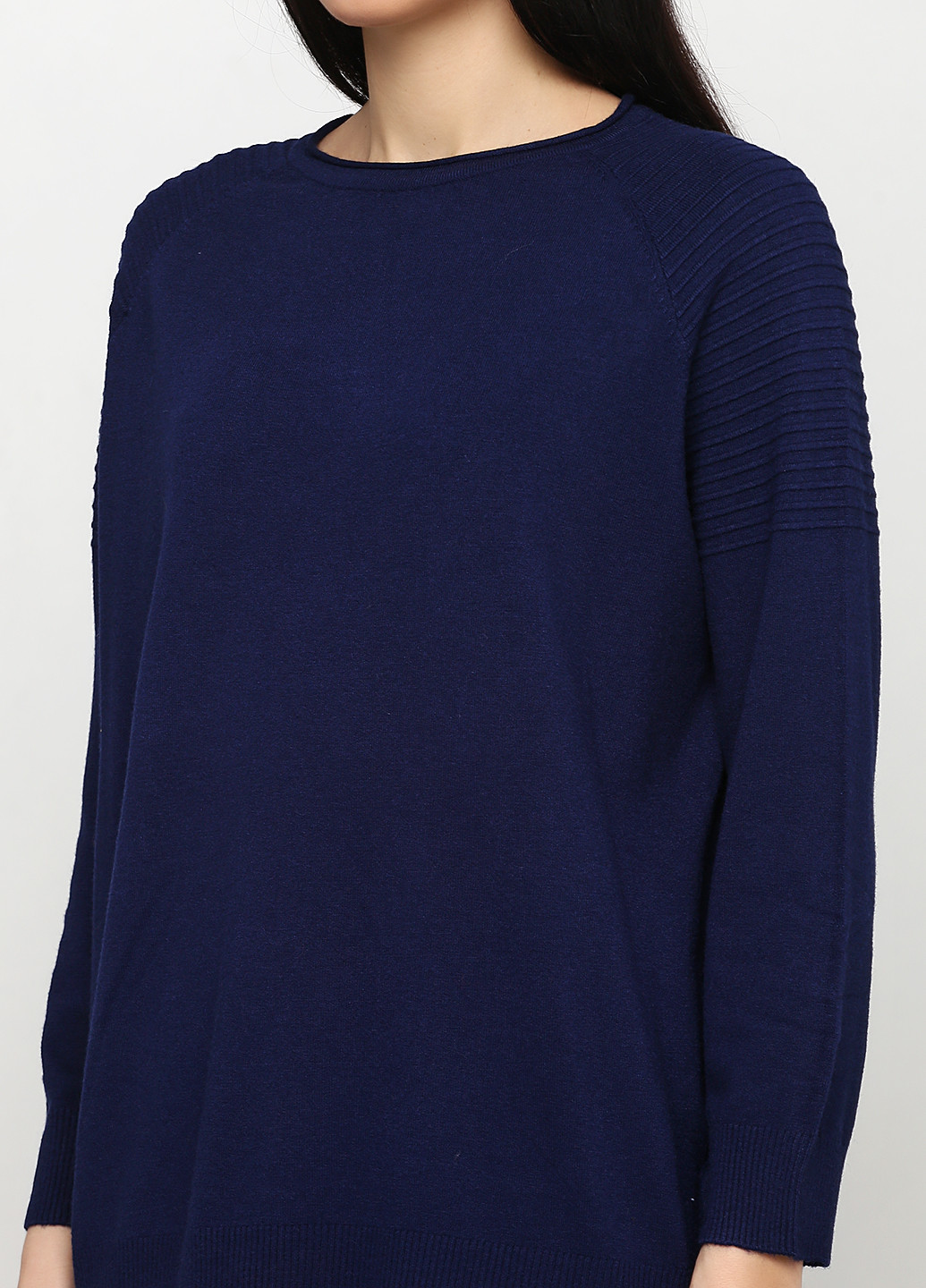 Темно-синій демісезонний светр джемпер Made in Italy