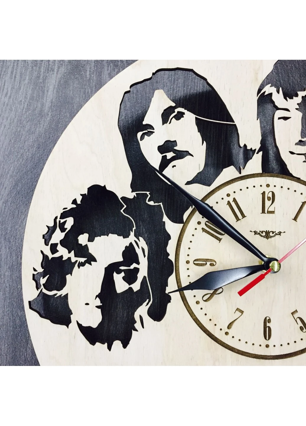 Арт-часы настенные деревянные круглые «Led Zeppelin» 7Arts (253566559)