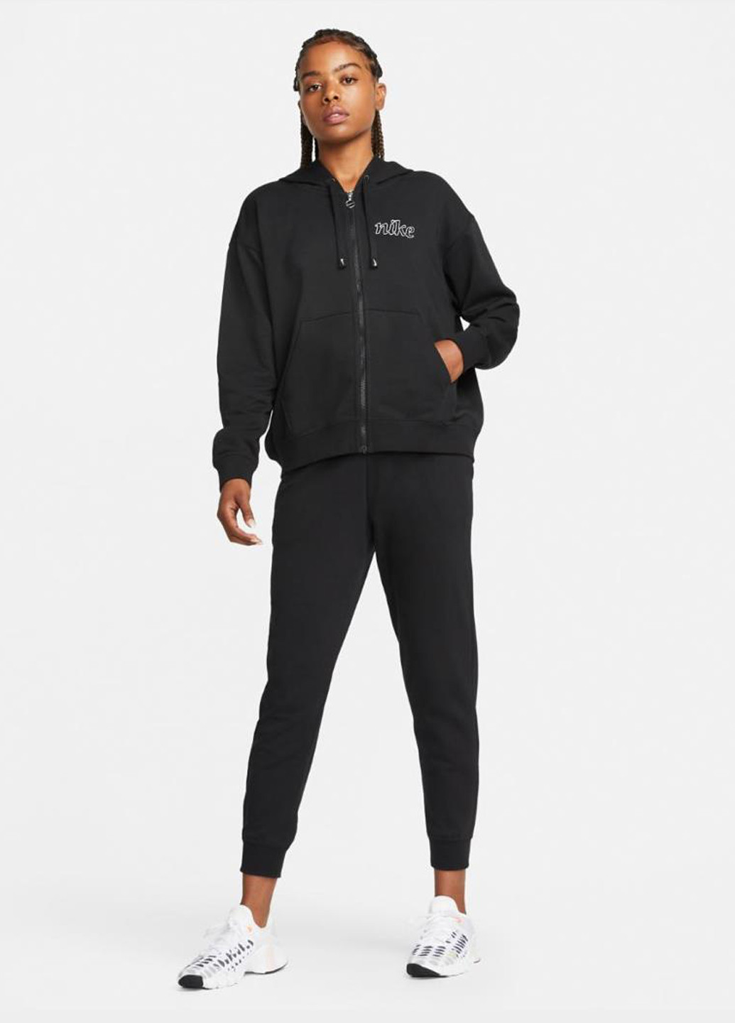 Толстовка DQ5536-010 Nike W NK DF GT FT GX HD FZ HOODIE (319353142)