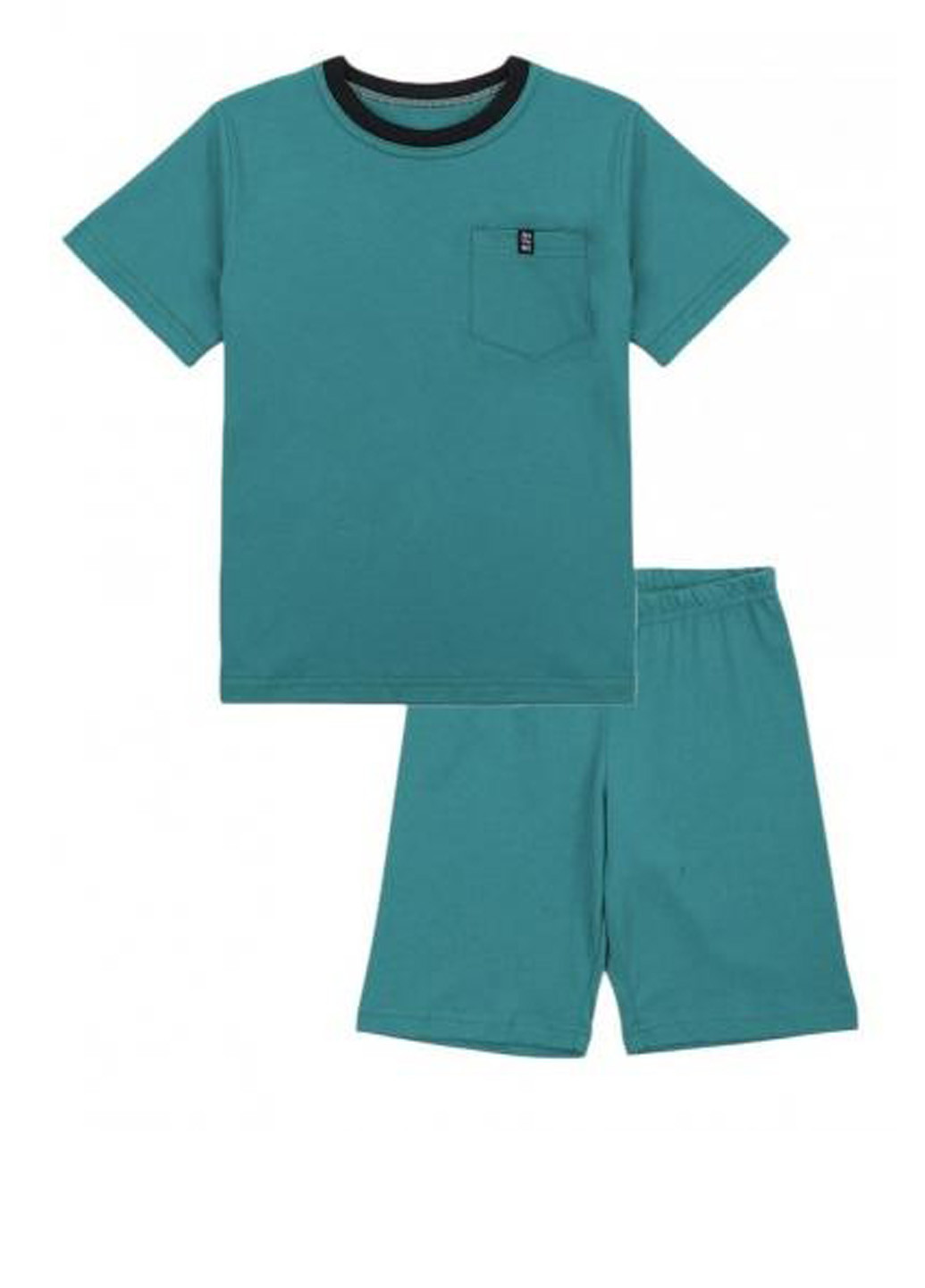 Бирюзовый летний костюм (футболка, шорты) с шортами ArDoMi