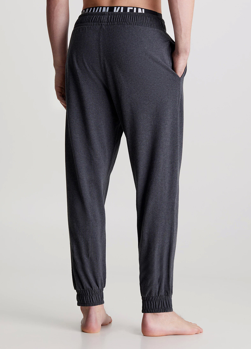 Темно-серые домашние демисезонные джоггеры брюки Calvin Klein Underwear