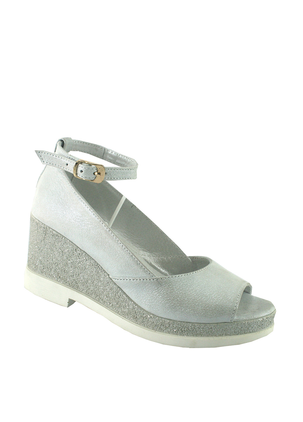 Mila Туфли пип-тое серебряный з натуральная кожа, — демисезон (356509260)