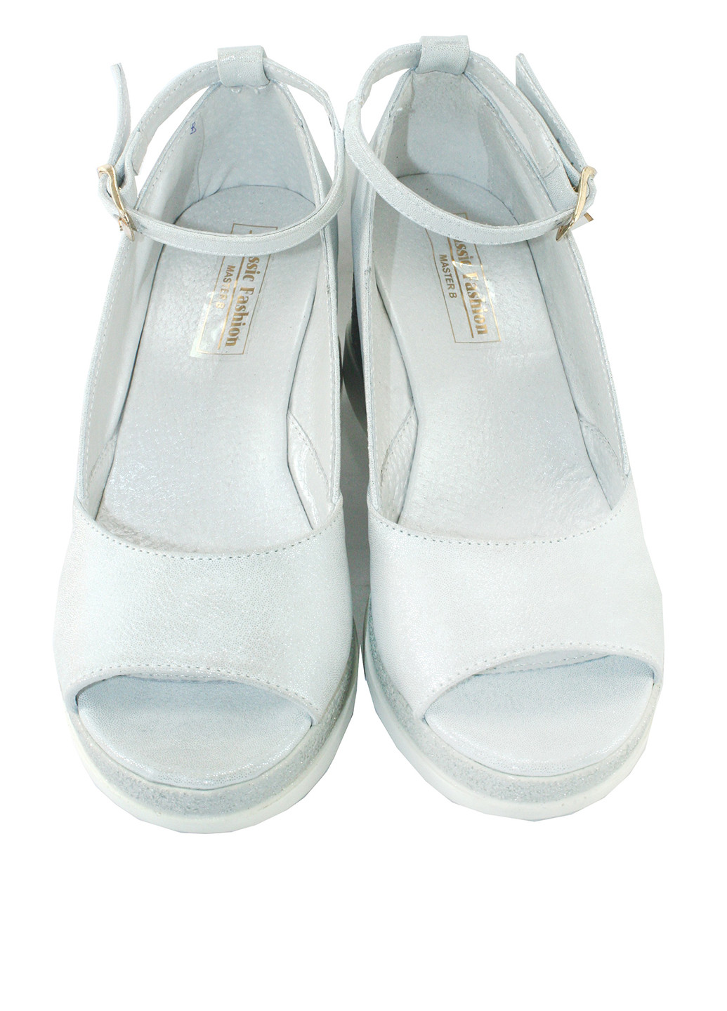 Mila Туфли пип-тое серебряный з натуральная кожа, — демисезон (356509260)