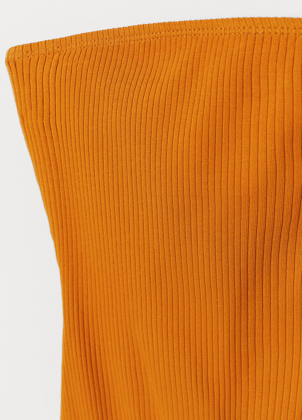Гірчична кежуал сукня з відкритими плечима H&M однотонна