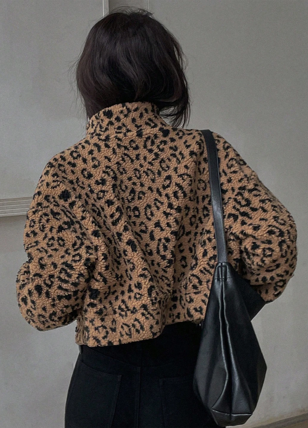 Коричневая демисезонная куртка SHEIN