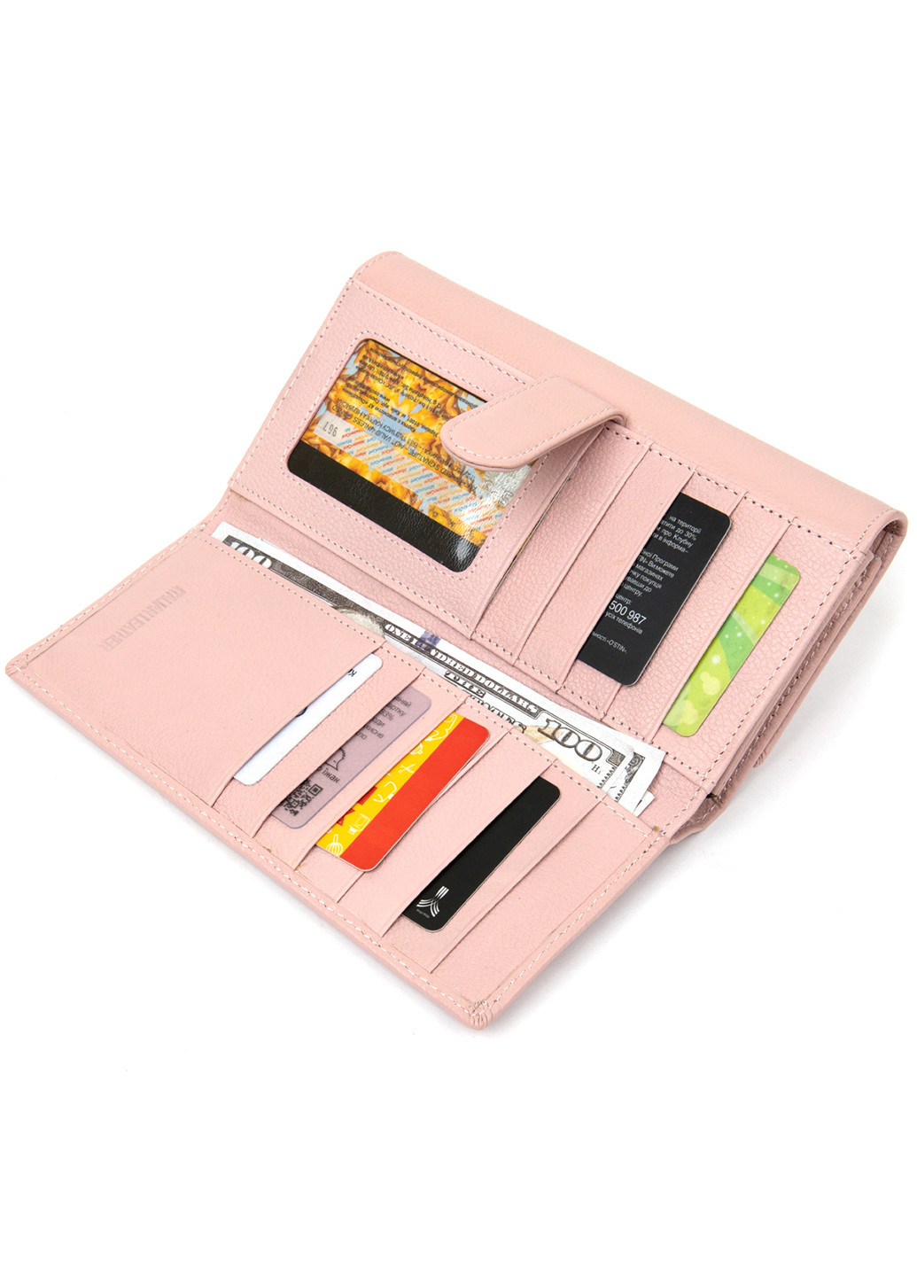 Жіночий шкіряний гаманець 19х10х3 см st leather (252126763)