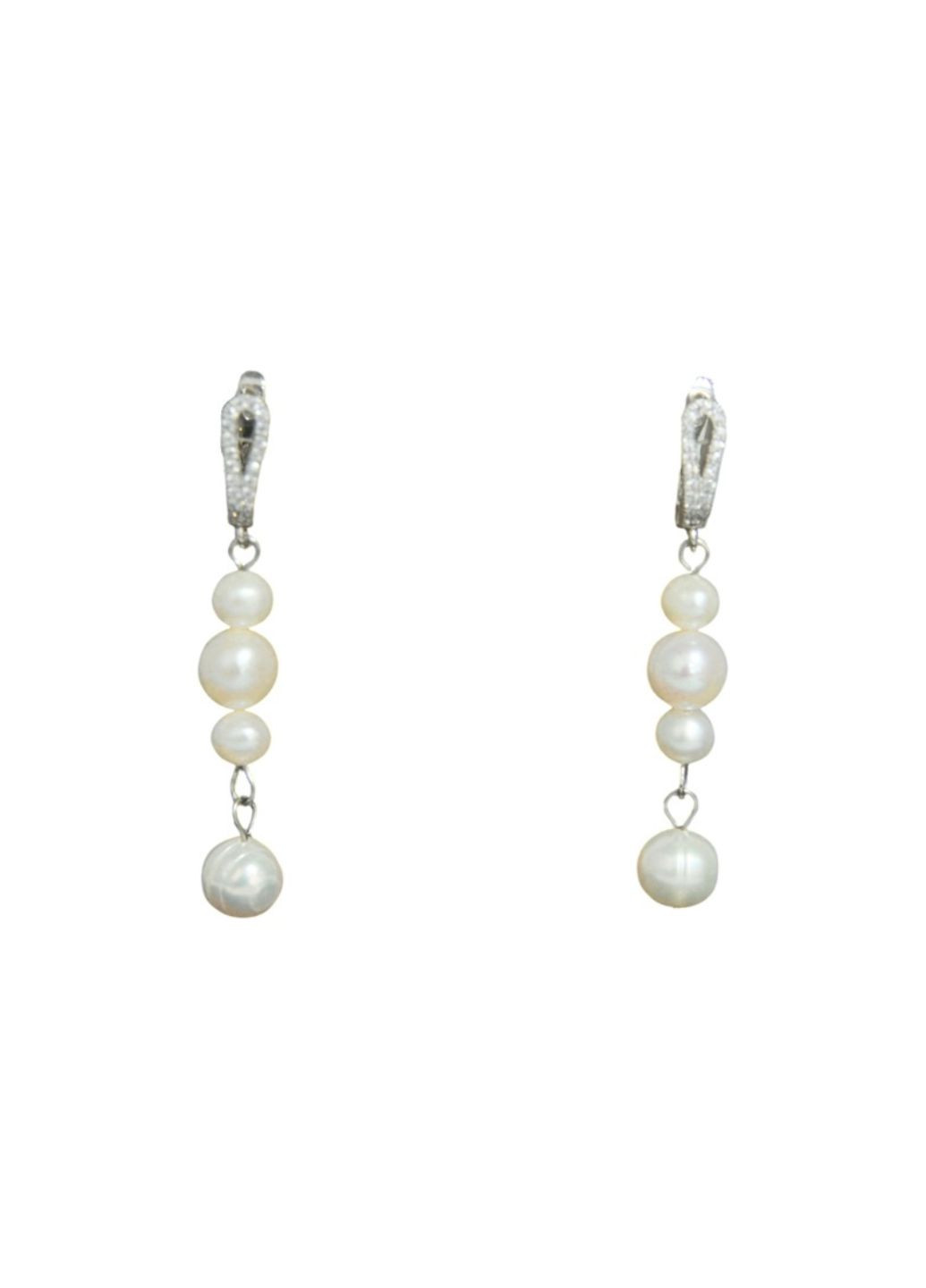 Ексклюзивні сережки "Королівські перли" Перли 5,5 см Fursa fashion cерьги (254031961)