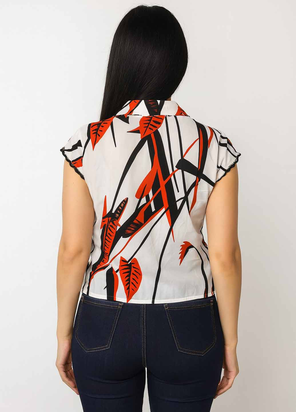 Молочная блуза Sassofono