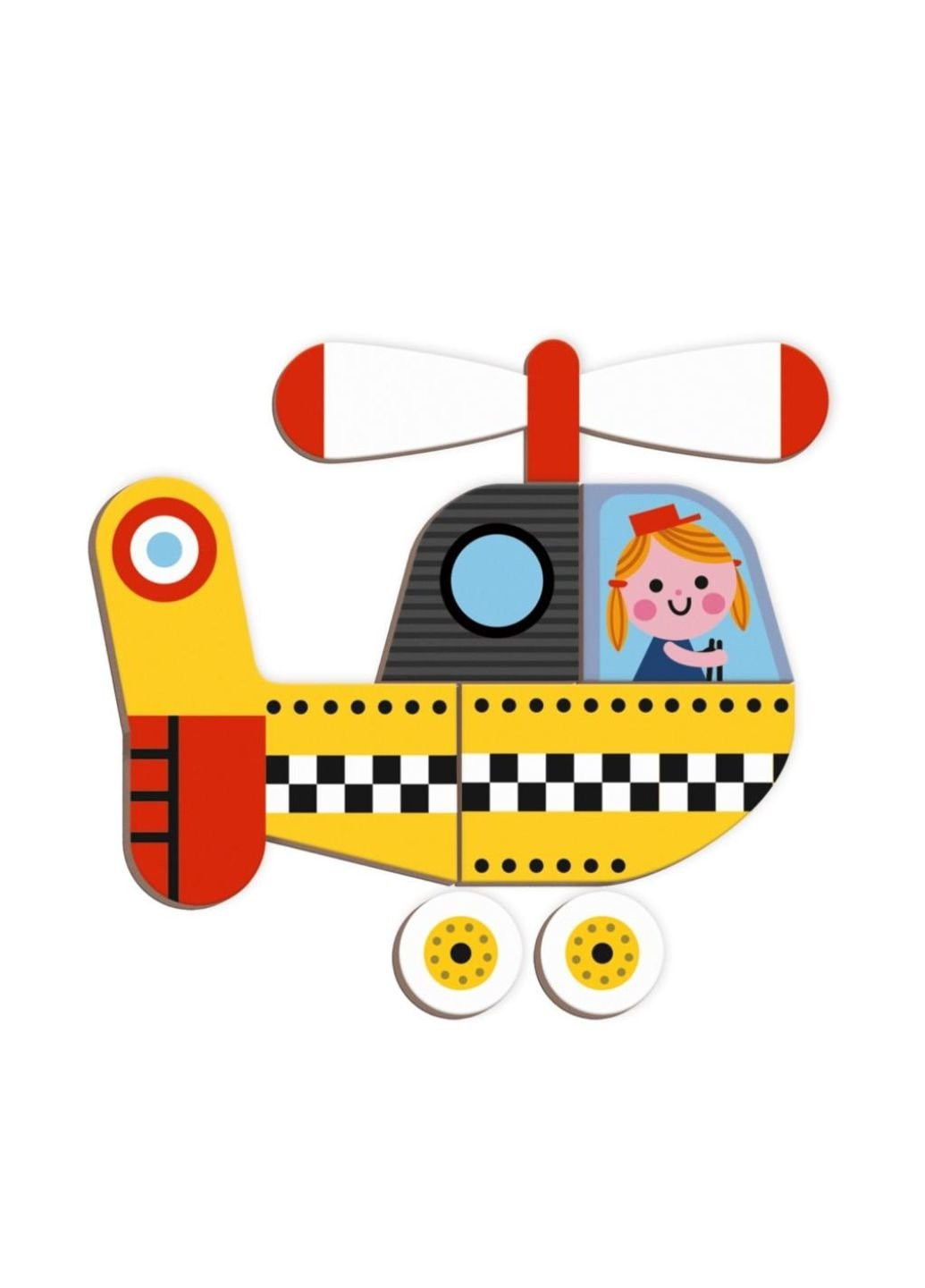 Развивающая игрушка Магнитная книга Транспорт (J02715) Janod (254077979)