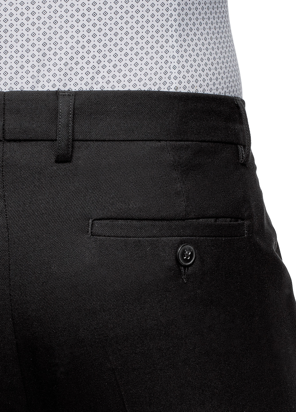 Черные классические демисезонные прямые брюки Oodji