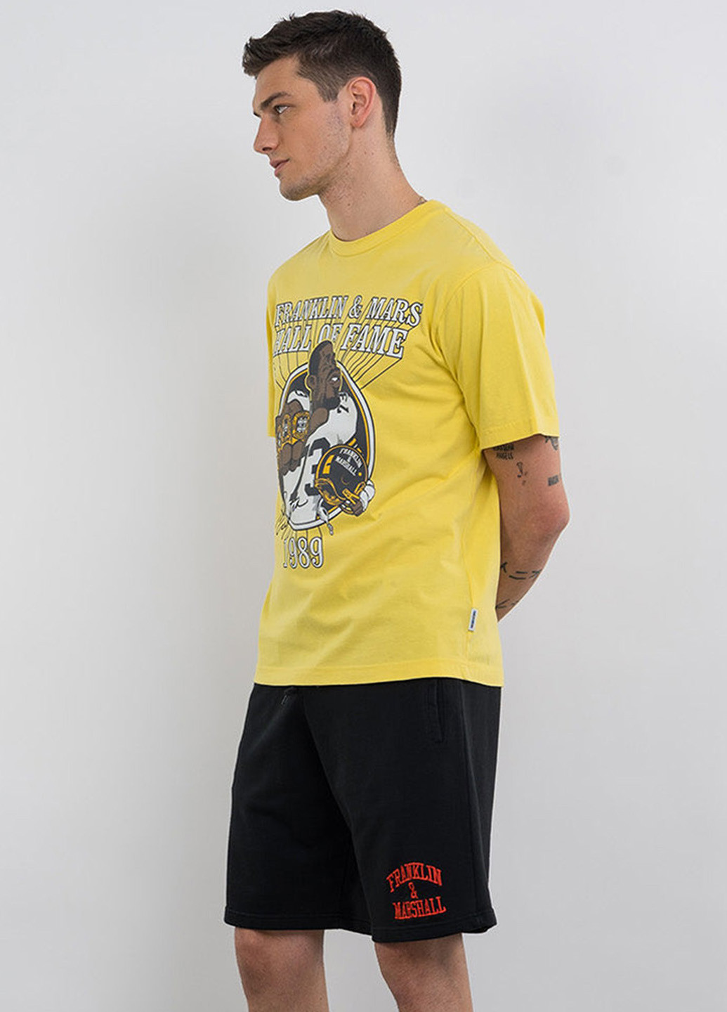 Желтая футболка Franklin & Marshall