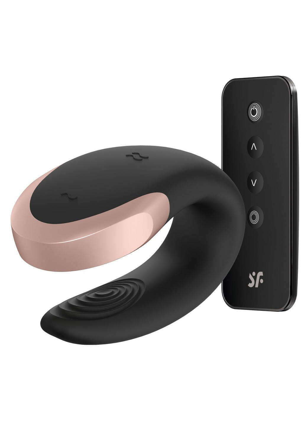 Смарт-вибратор для пар Double Love (Black) Satisfyer (256537821)