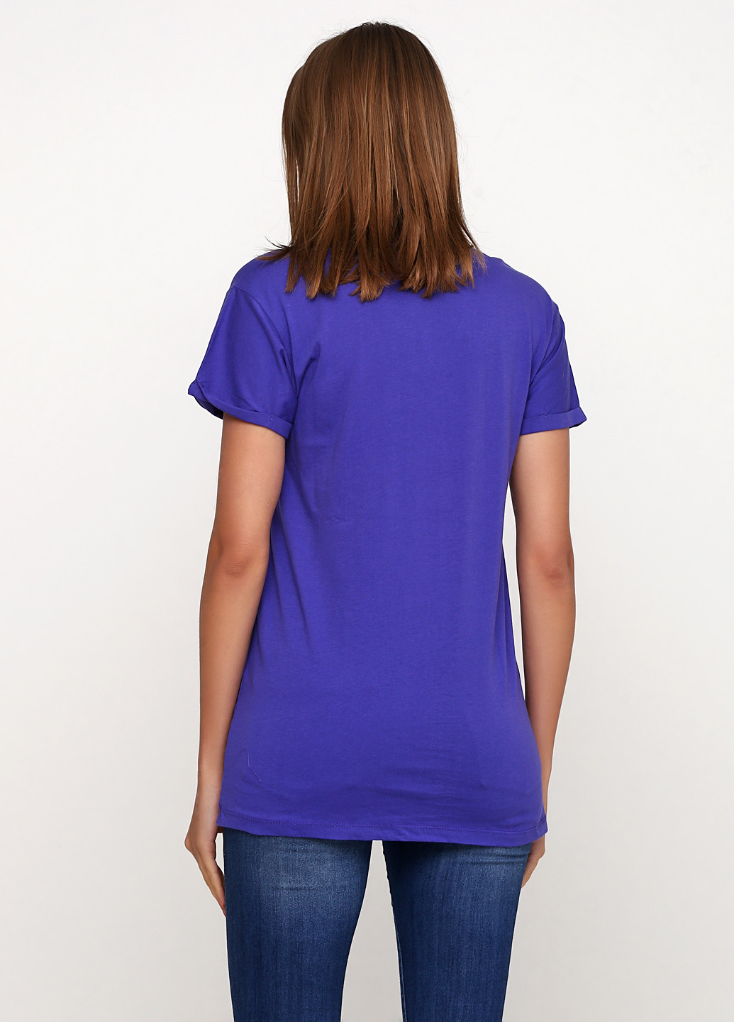 Фиолетовая летняя футболка Mint