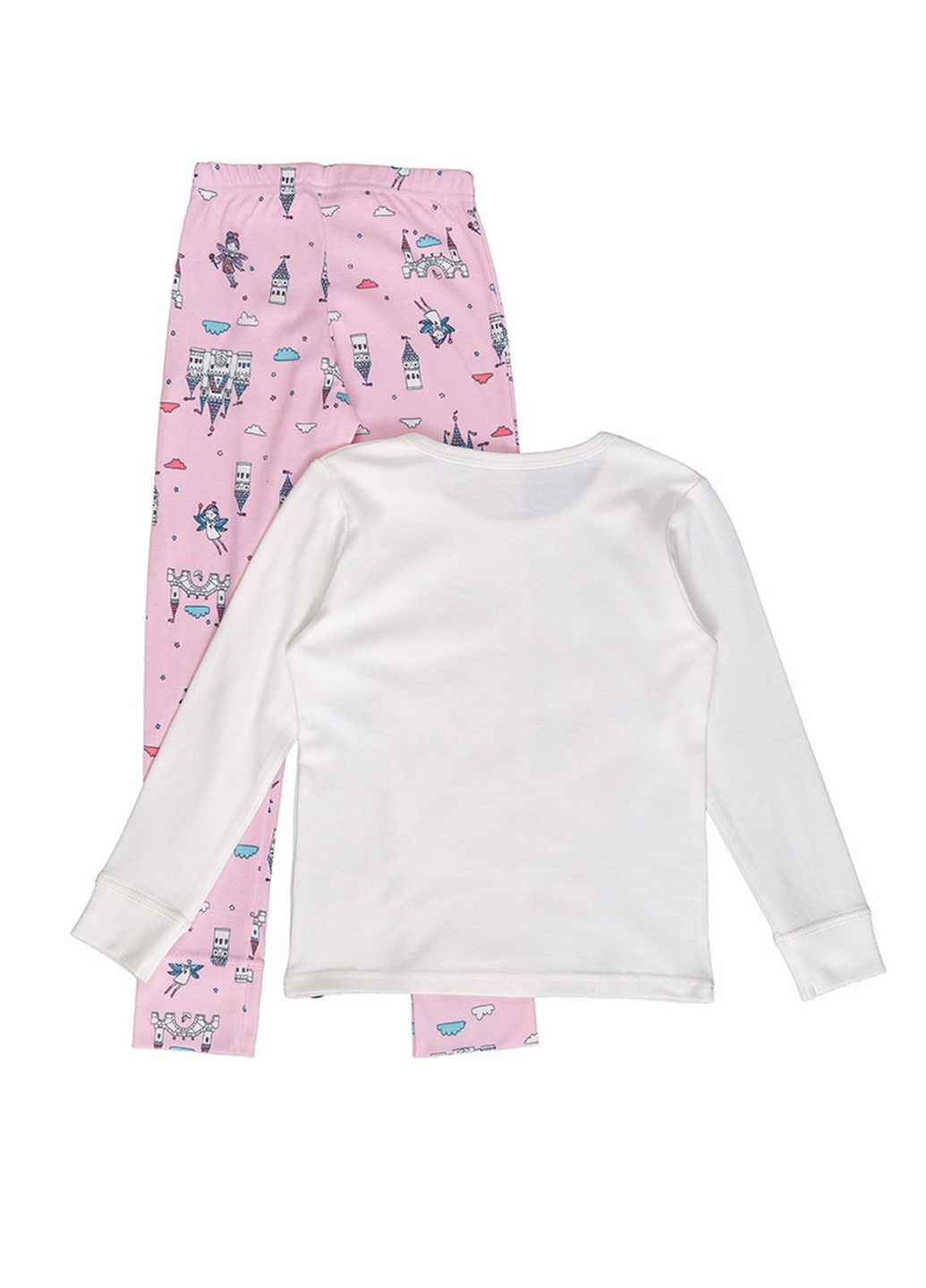 Молочна всесезон піжамка для дівчинки Фламинго Текстиль