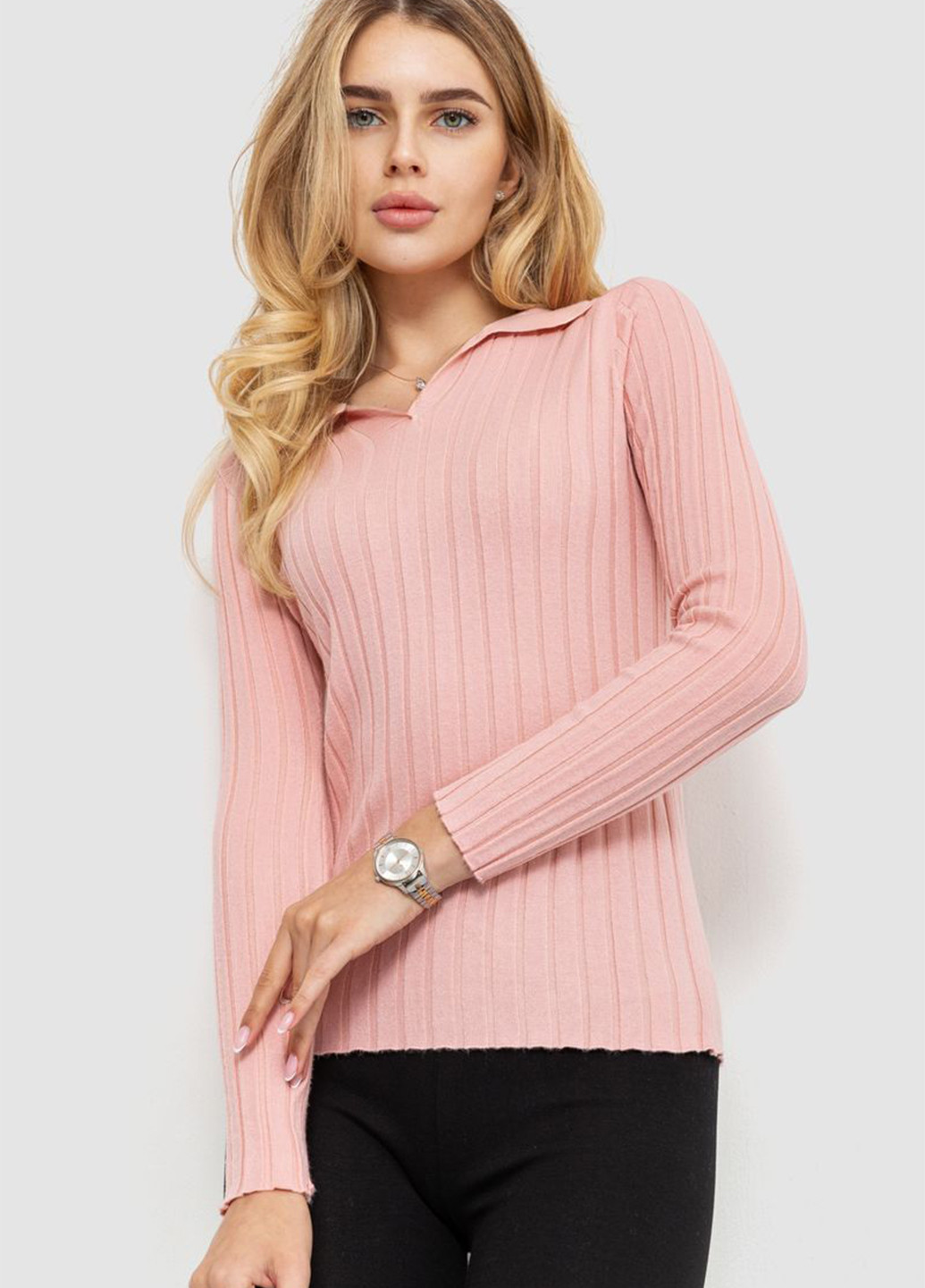 Светло-розовый демисезонный пуловер пуловер Ager