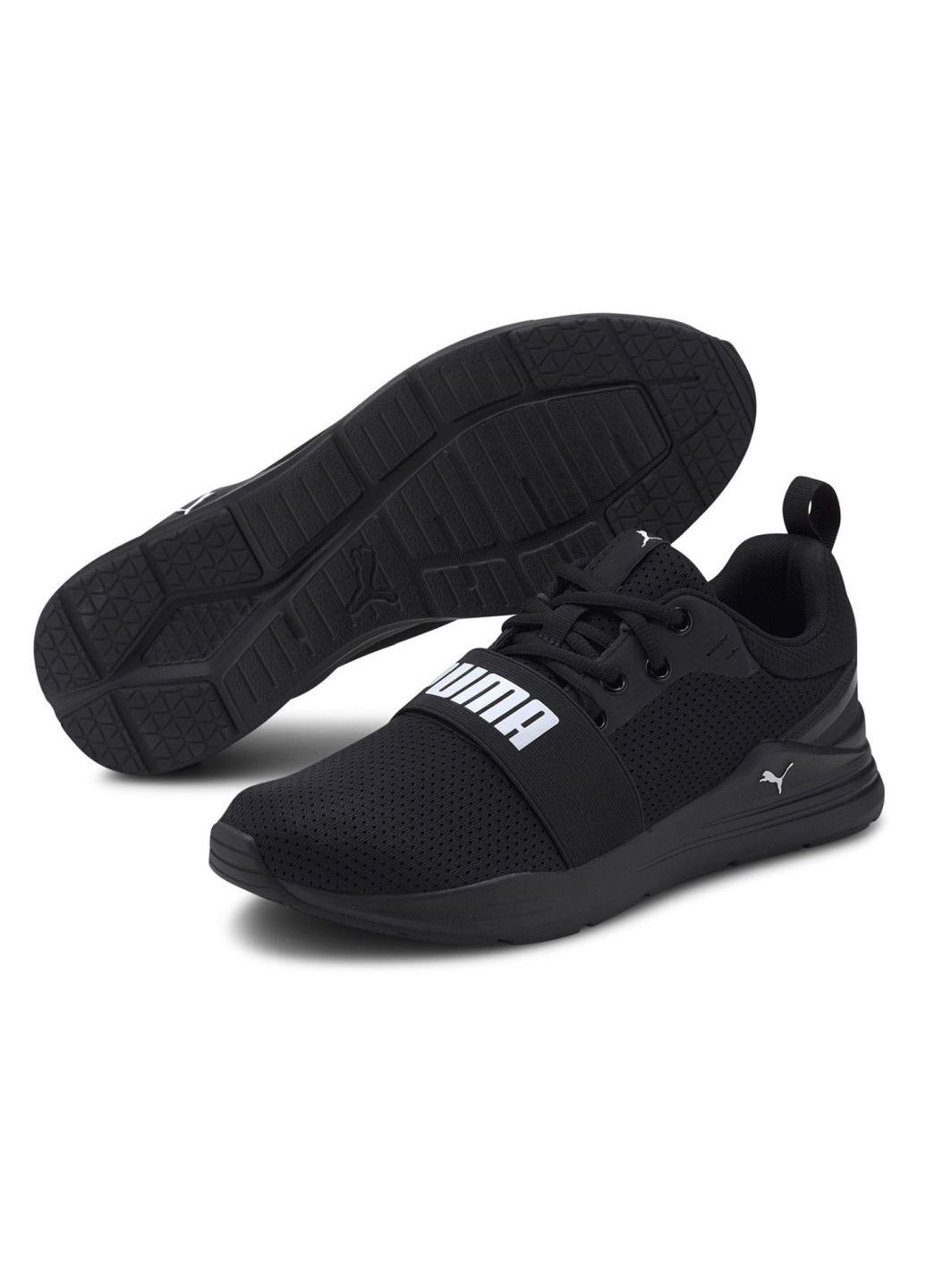 Черные всесезонные кроссовки 37301501 Puma Wired Run
