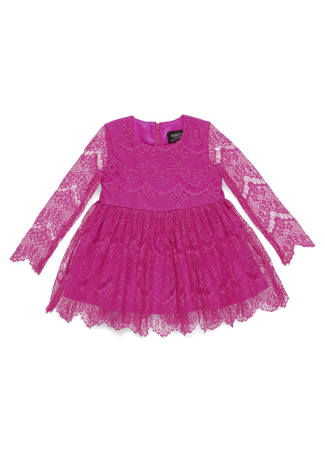 Малинова сукня Bardot (313653012)