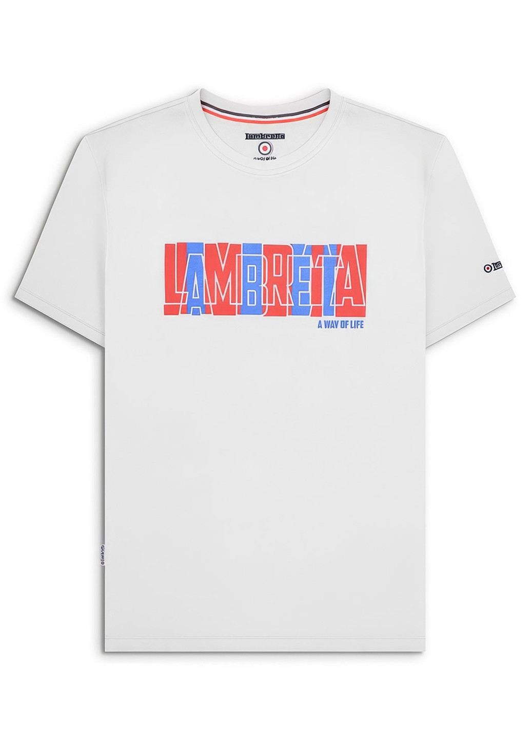 Белая футболка Lambretta