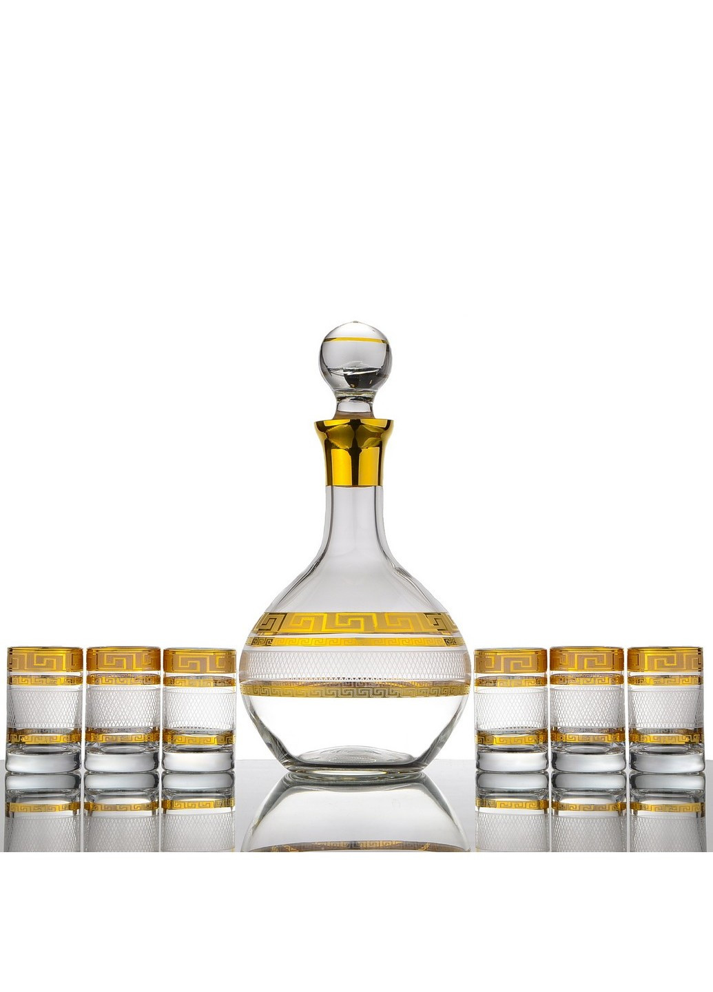 NGC191SETJIN Набір для горілки (1 + 6) каро зол, Меццо Lora (188979195)