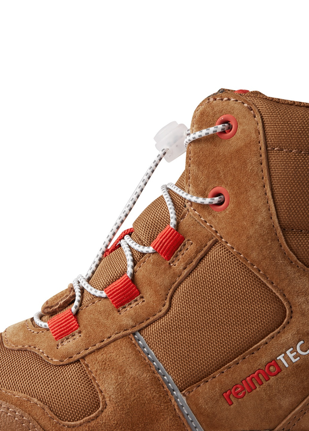 Коричневые осенние ботинки на шнурках Reima
