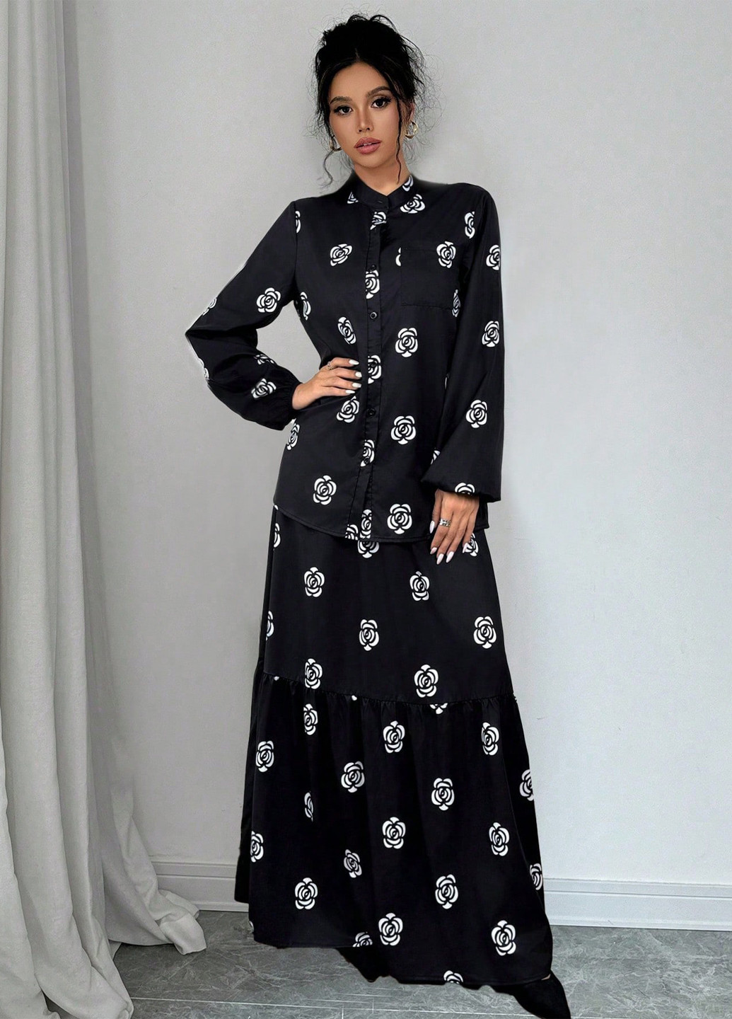 Костюм (блуза, юбка) SHEIN (366258203)