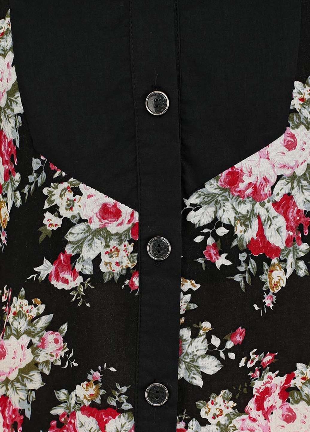Черная демисезонная блуза LuAnn