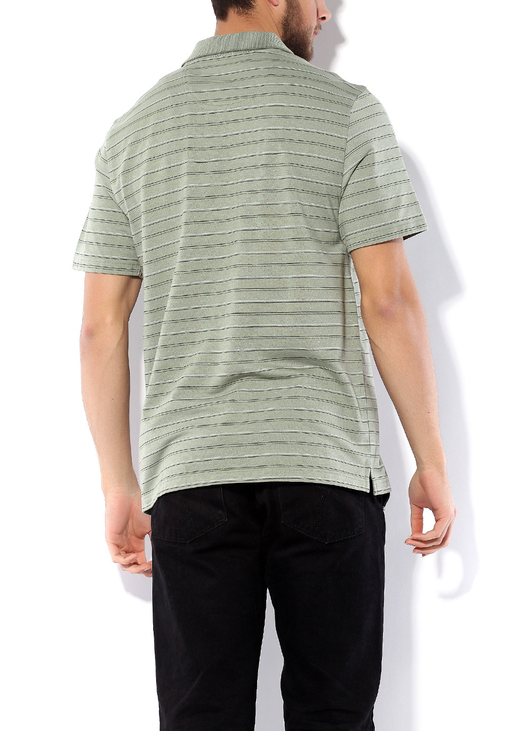 Оливковая футболка-поло для мужчин Van Heusen