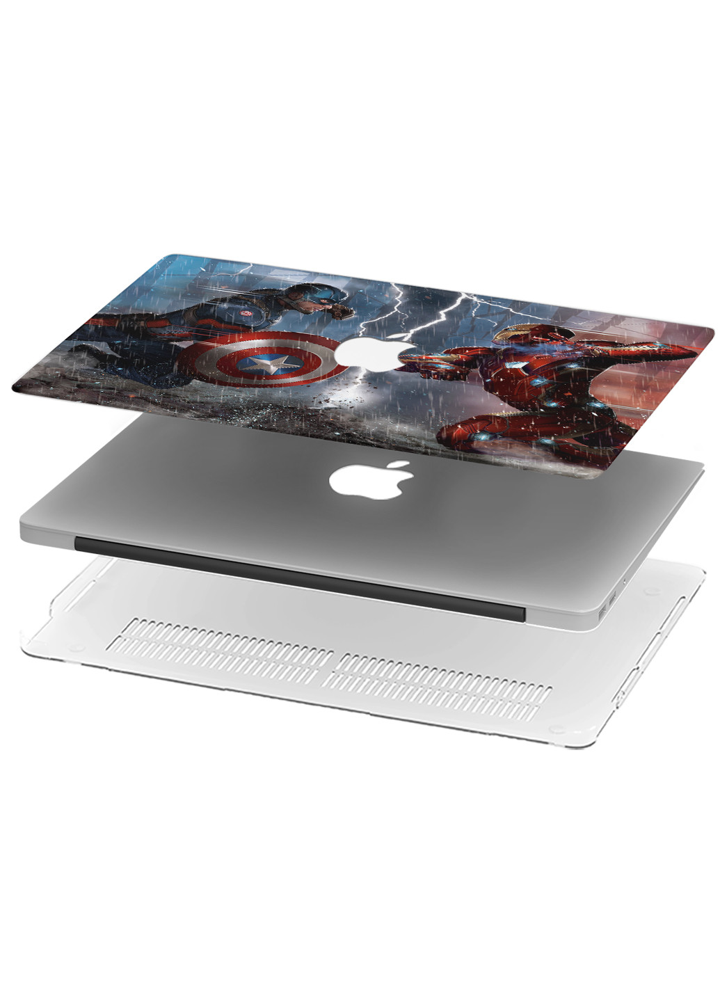 Чохол пластиковий для Apple MacBook 12 A1534 / A1931 Марвел (Marvel) (3365-1686) MobiPrint (218528442)