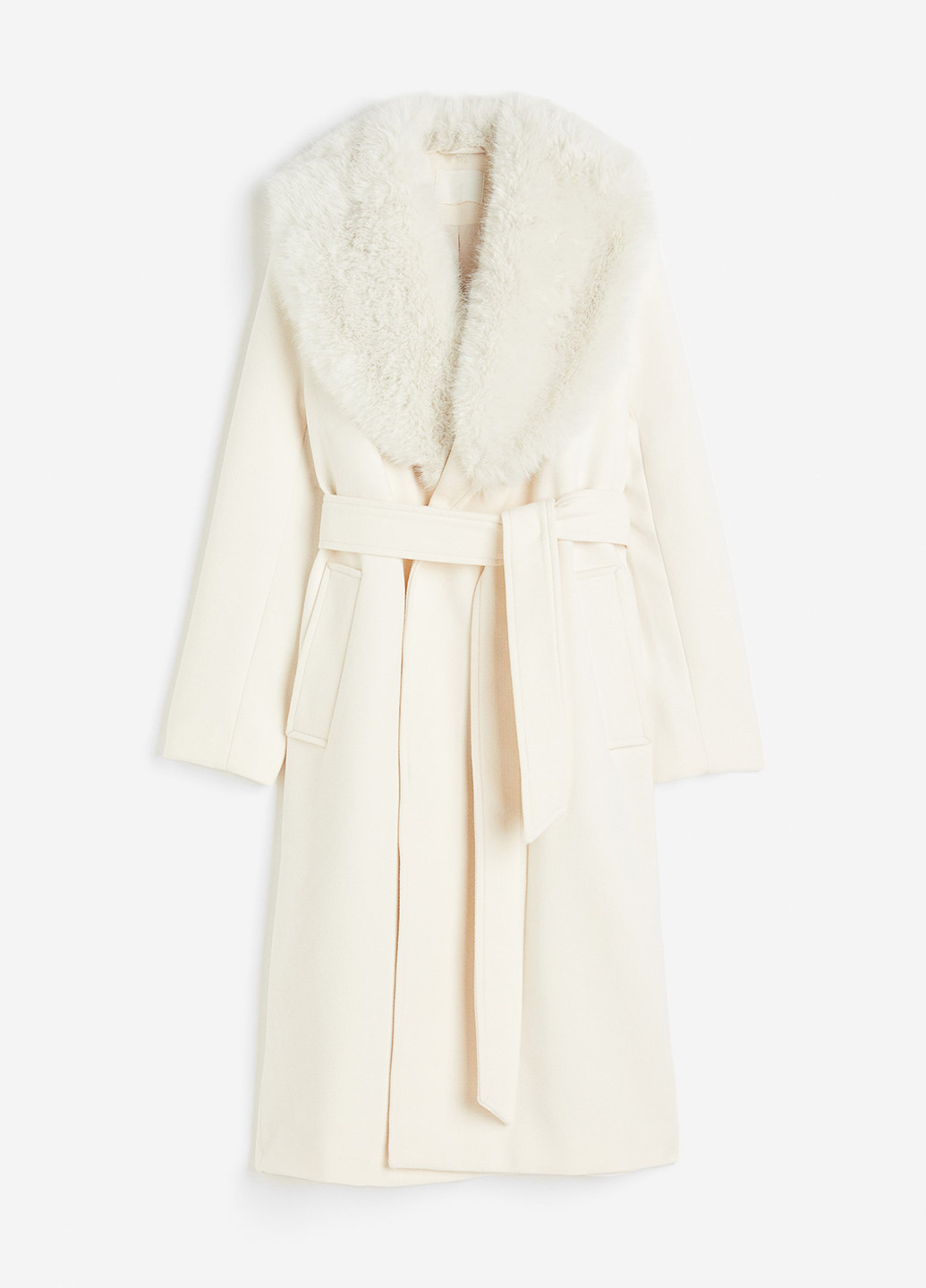 Кремовое демисезонное Пальто H&M