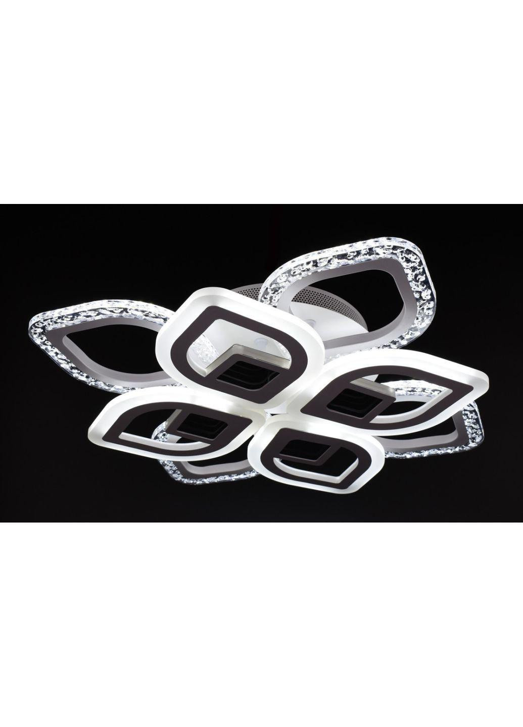 Люстра стельова LED з пультом A2721/4+4SQ-3D-wh Білий 10х44х44 см. Sunnysky (253122292)