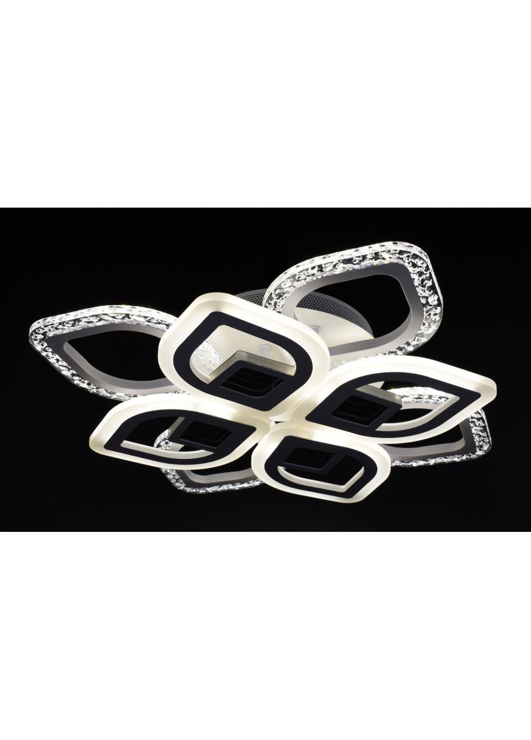 Люстра стельова LED з пультом A2721/4+4SQ-3D-wh Білий 10х44х44 см. Sunnysky (253122292)